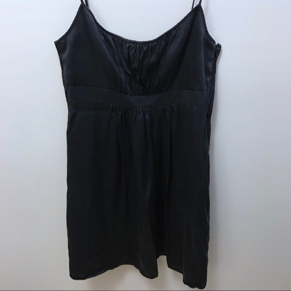Silk little black dress